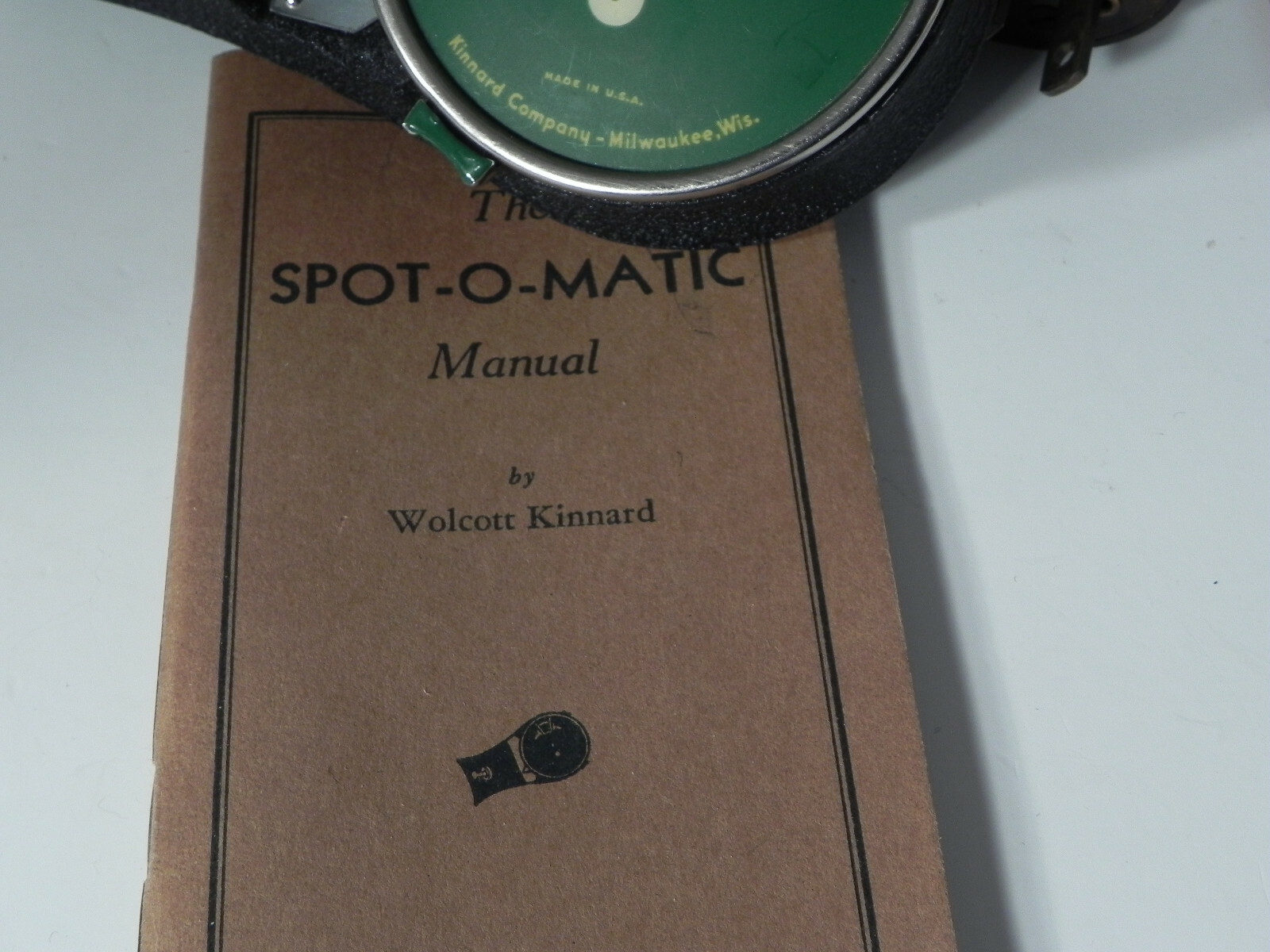 Vintage Kinnard Spot-O-Matic Black and White Photography Enlarging Meter