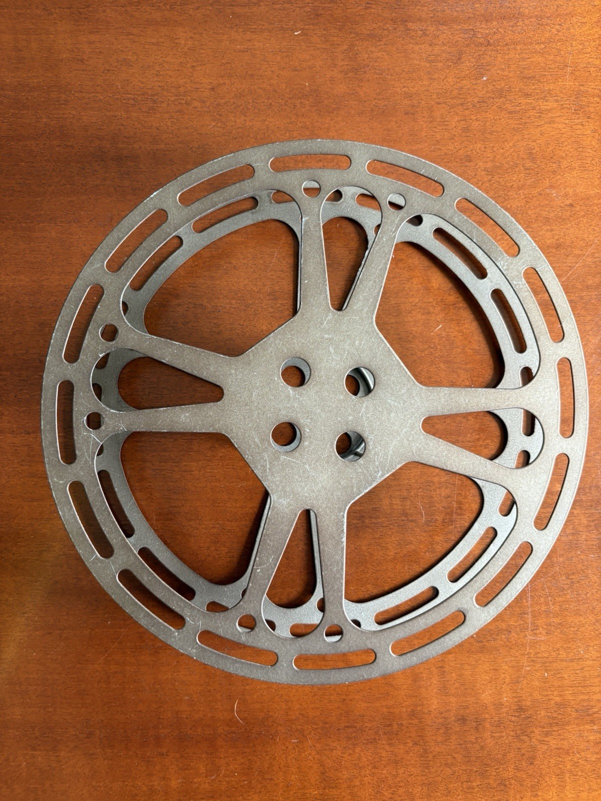 2 Metal Film Reels Home Cinema Equipment/ Home Decor 1st 13.5“ X 2“ & 2nd 9”X2”