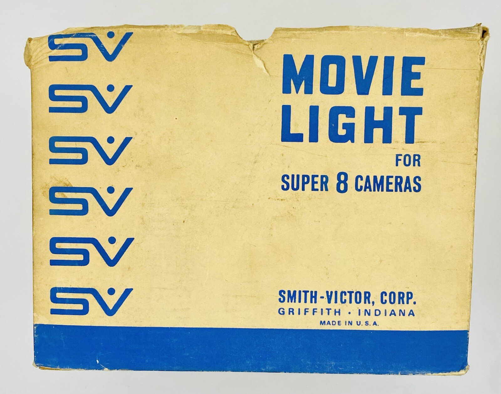 Vintage Smith Victor Movie Light For Super 8 Cameras With Box Model L62U