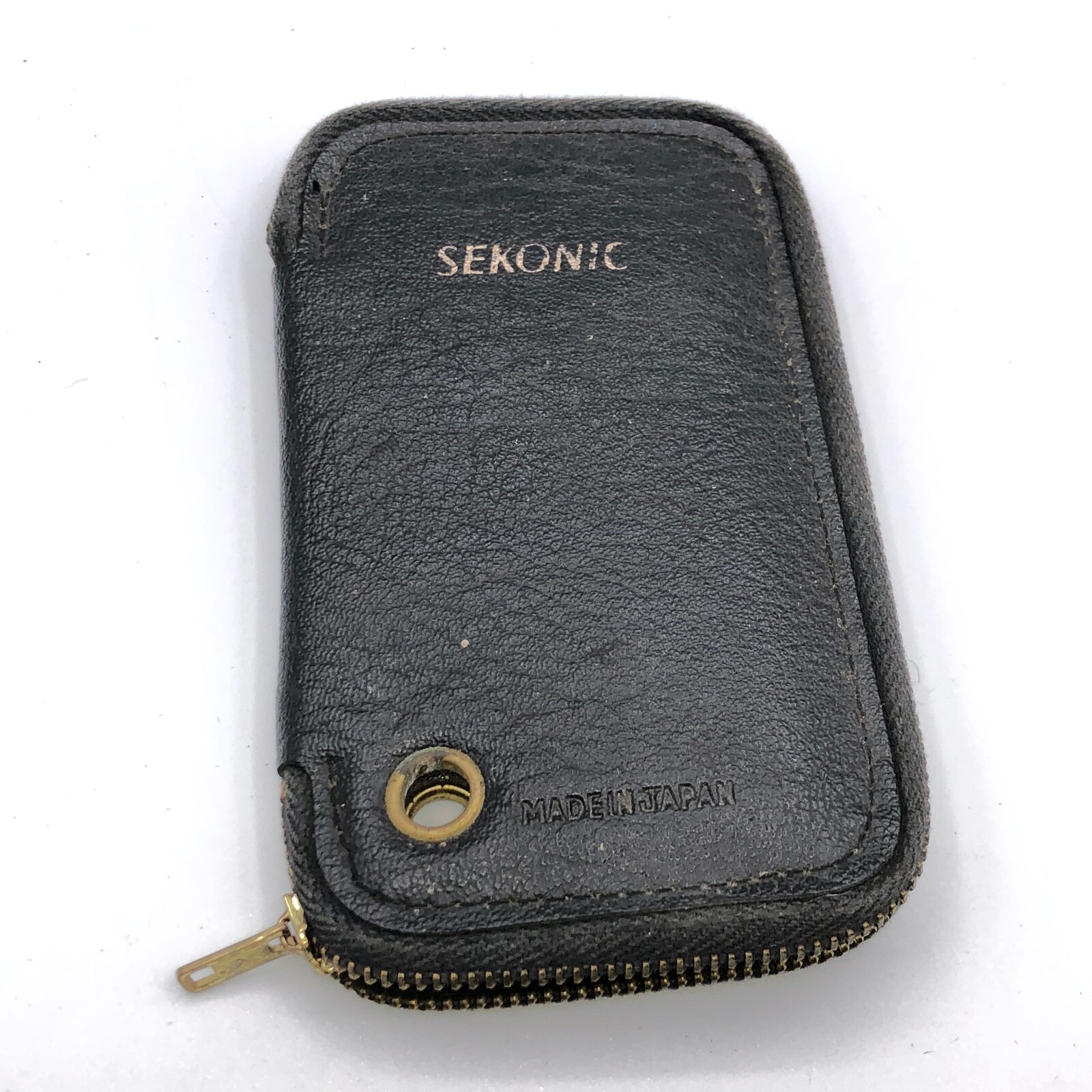 Vintage SEKONIC Black Zipper Carry Case Made in Japan