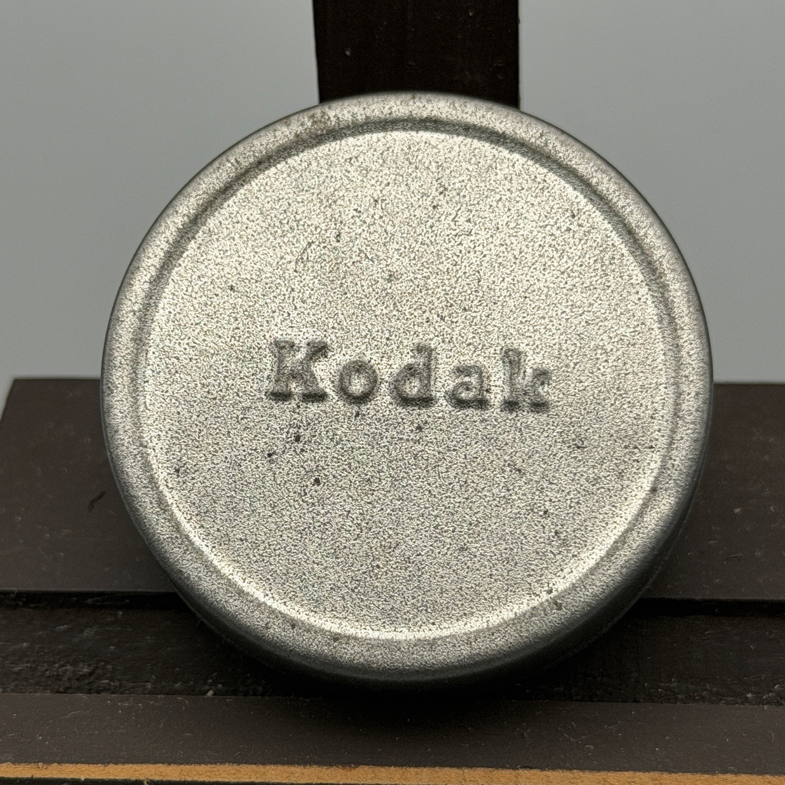 Vintage Kodak Film Tin Embossed Metal Canister Rustic Patina 2″