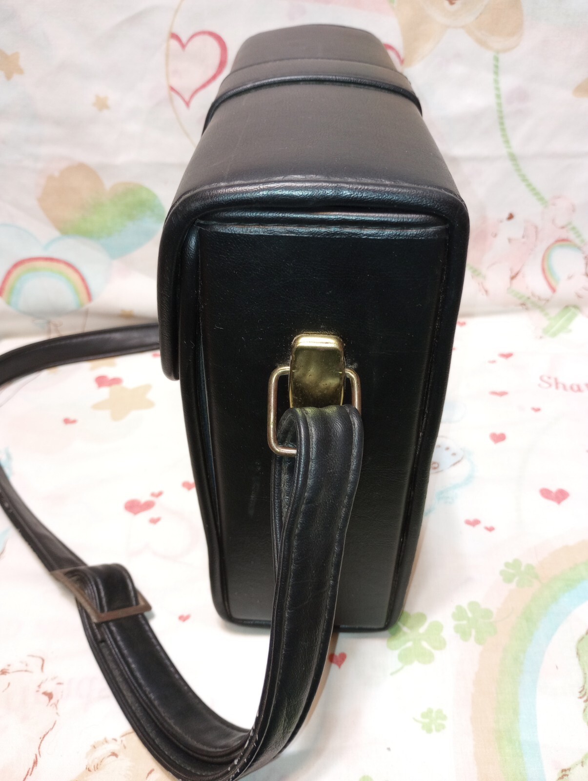 Vintage Black Camera Case With Adj. Strap