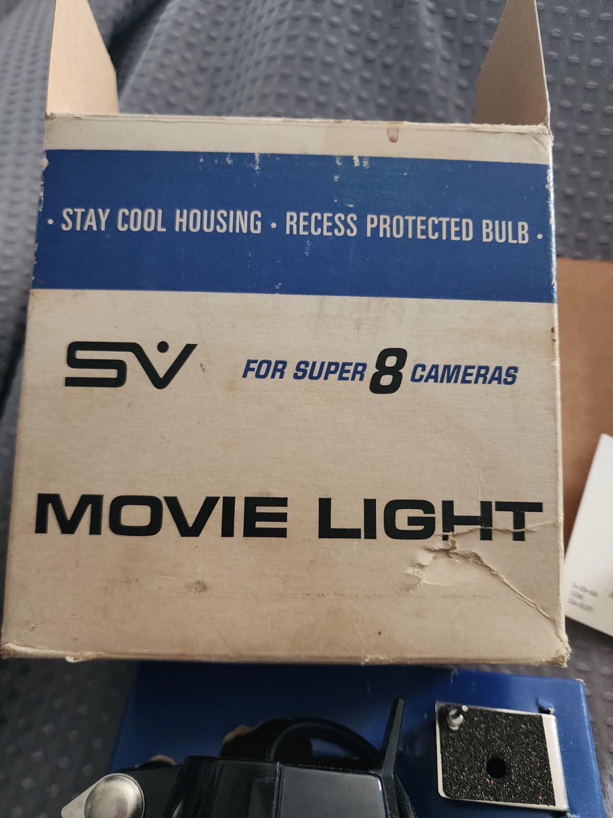 VINTAGE SMITH VICTOR MOVIE LIGHT FOR SUPER 8 CAMERAS MODEL Q1U
