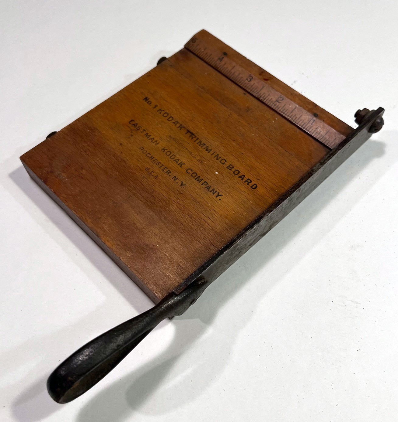 Vintage No. 1 Kodak Trimming Board EASTMAN KODAK COMPANY 5″ X 6″ X 3/4″