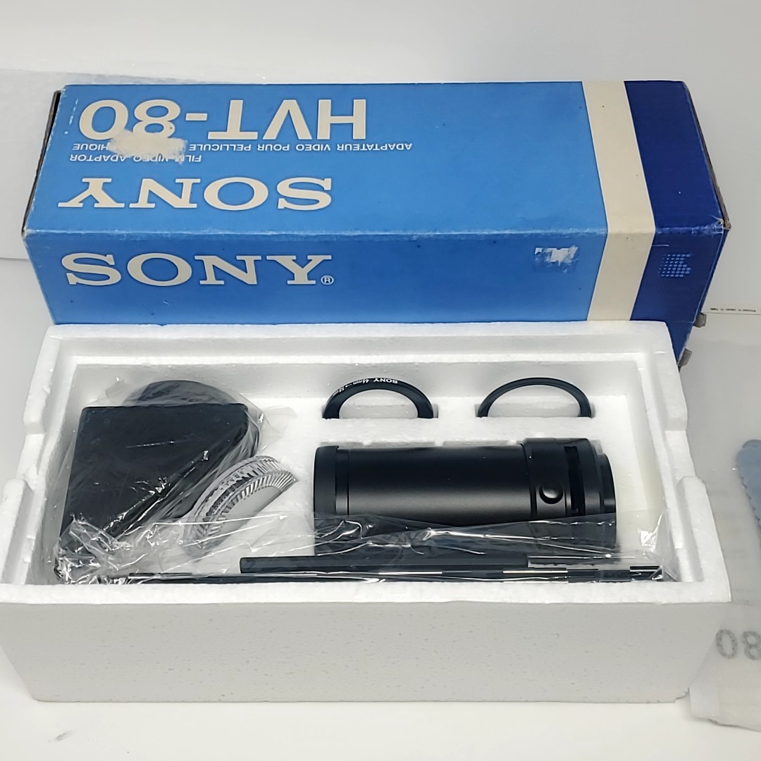 Sony HVT-80 Film Video Adapter, New in Box Made In Japan