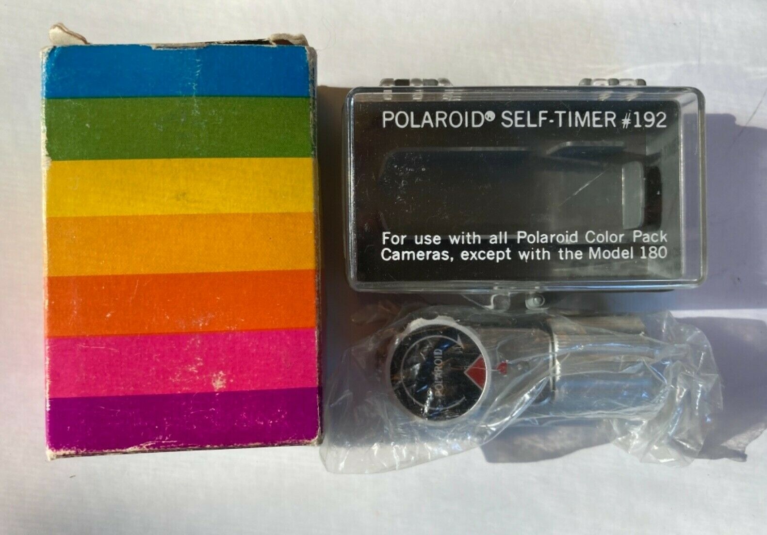 Vintage Polaroid Self-Timer #192 Original Box for Color Pack Cameras Retro Japan