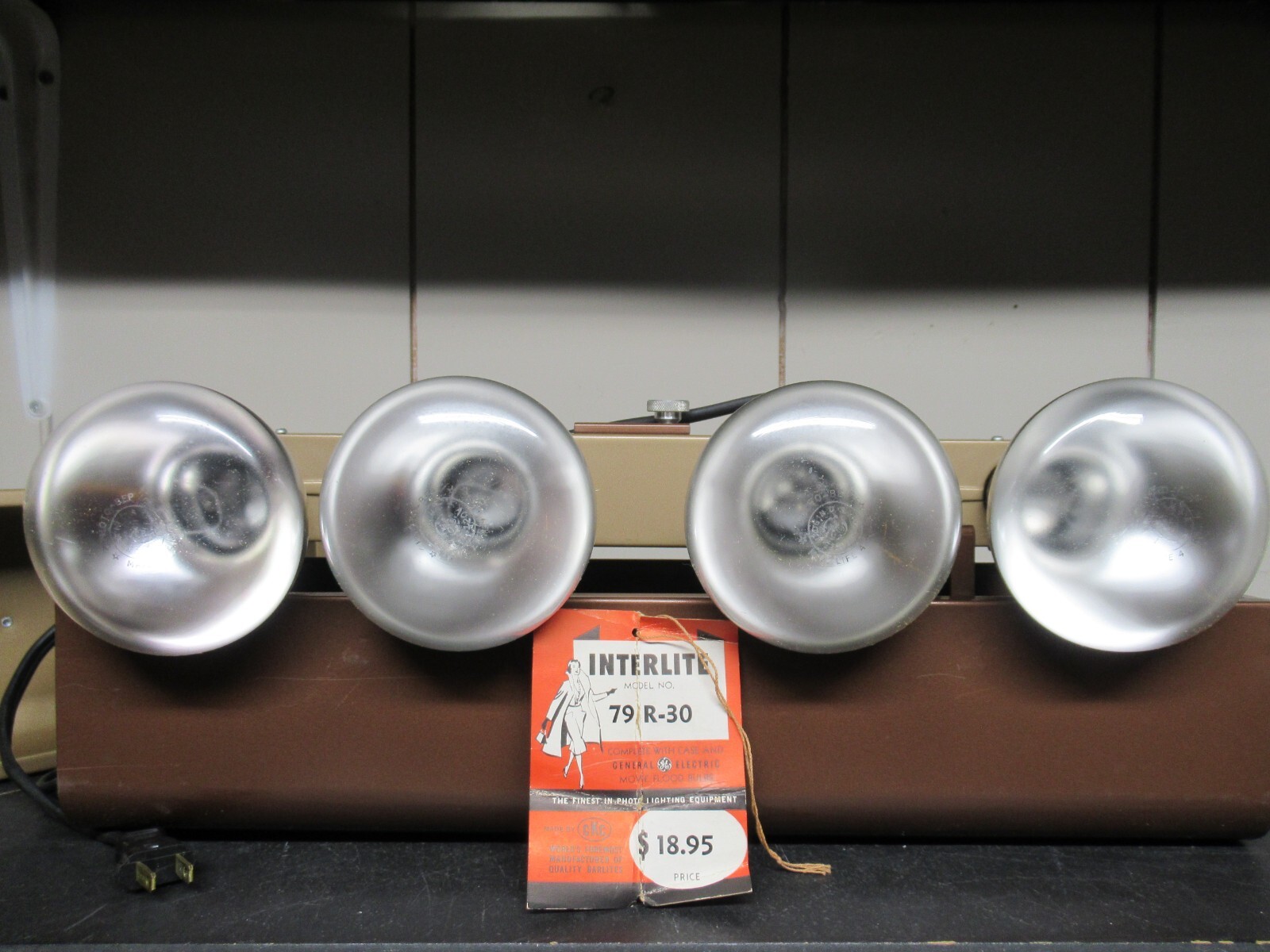 Vintage Movie Light Bar Chicago Kitchenware Metal Specialties Retro Film Light.