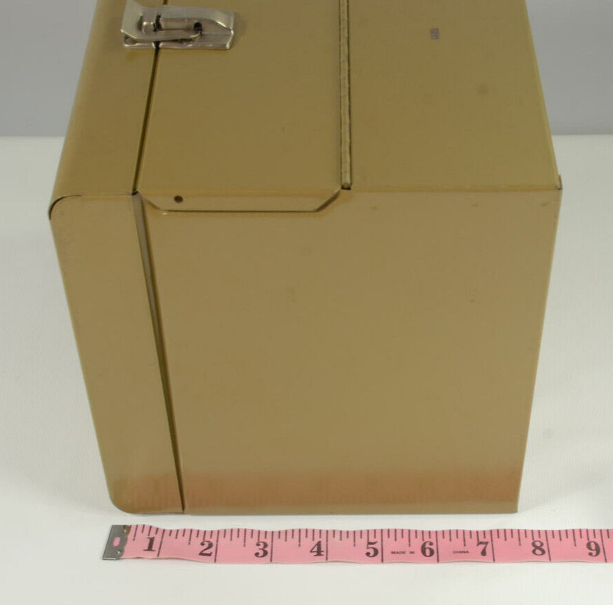 Vintage Logan 8 mm Metal Reel Chest Case Holds 12 – 400’ Reels & Cans
