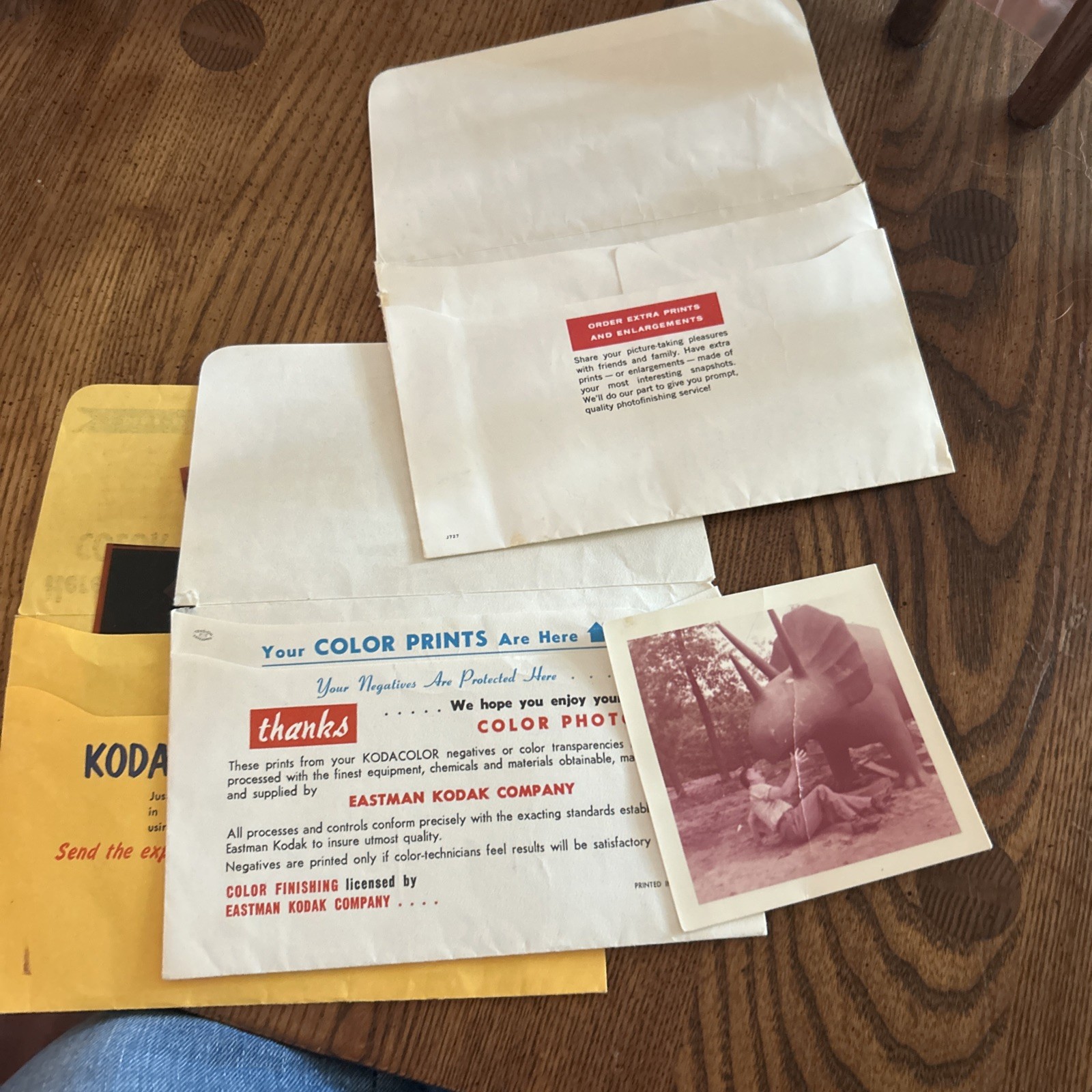 Just A Bundle Of Various Kodak Envelopes, One Has About 6 To 8 Negatives In