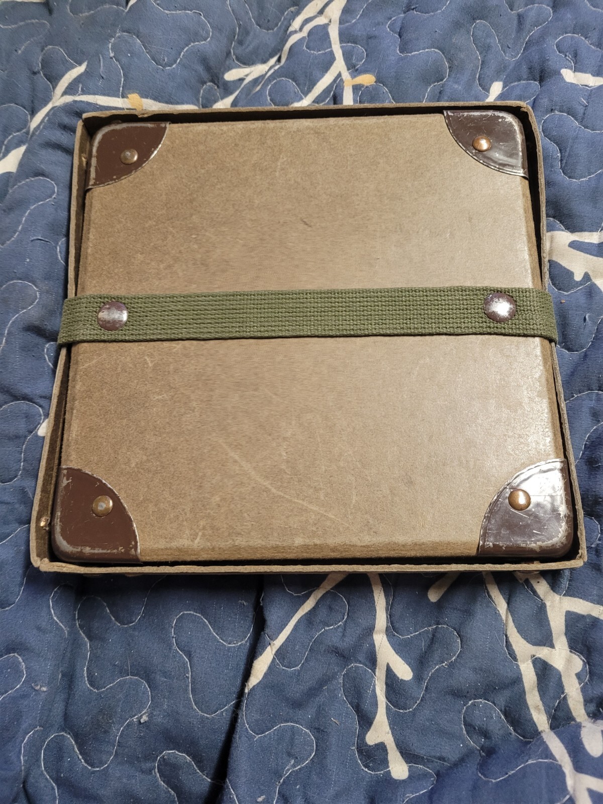 VINTAGE Film Reel Canister Case Shipping Box Mailer 8″ X 8″ X 1 1/4″