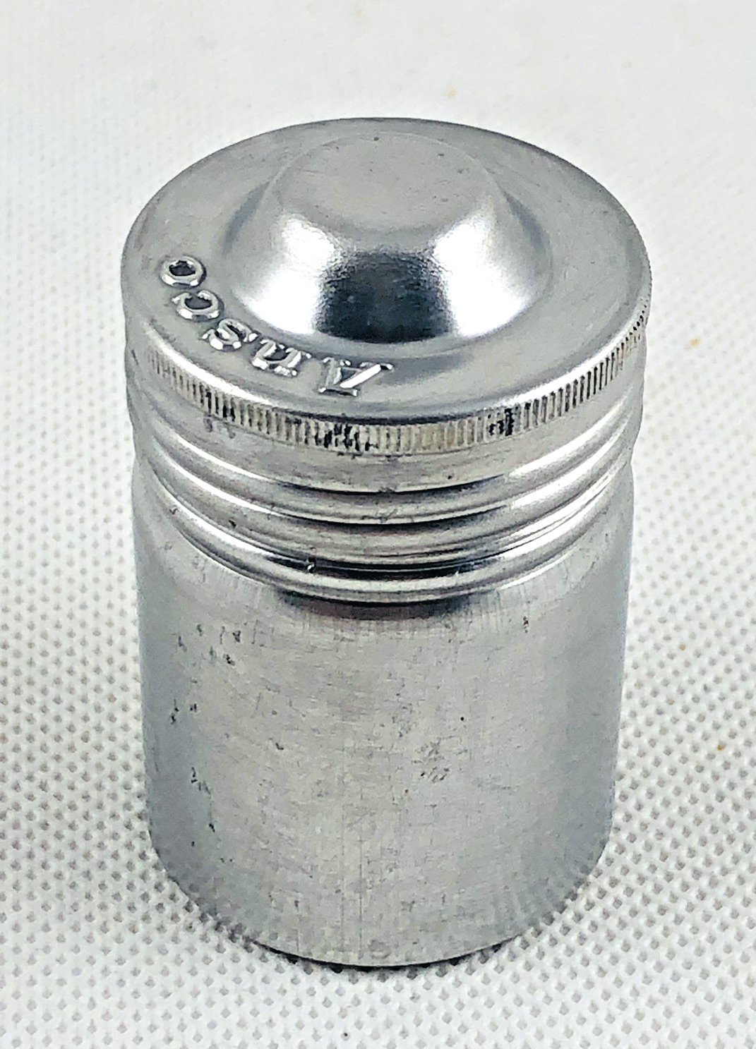 Vintage 35mm Adox and Ansco Aluminum Screw Top Film Canisters