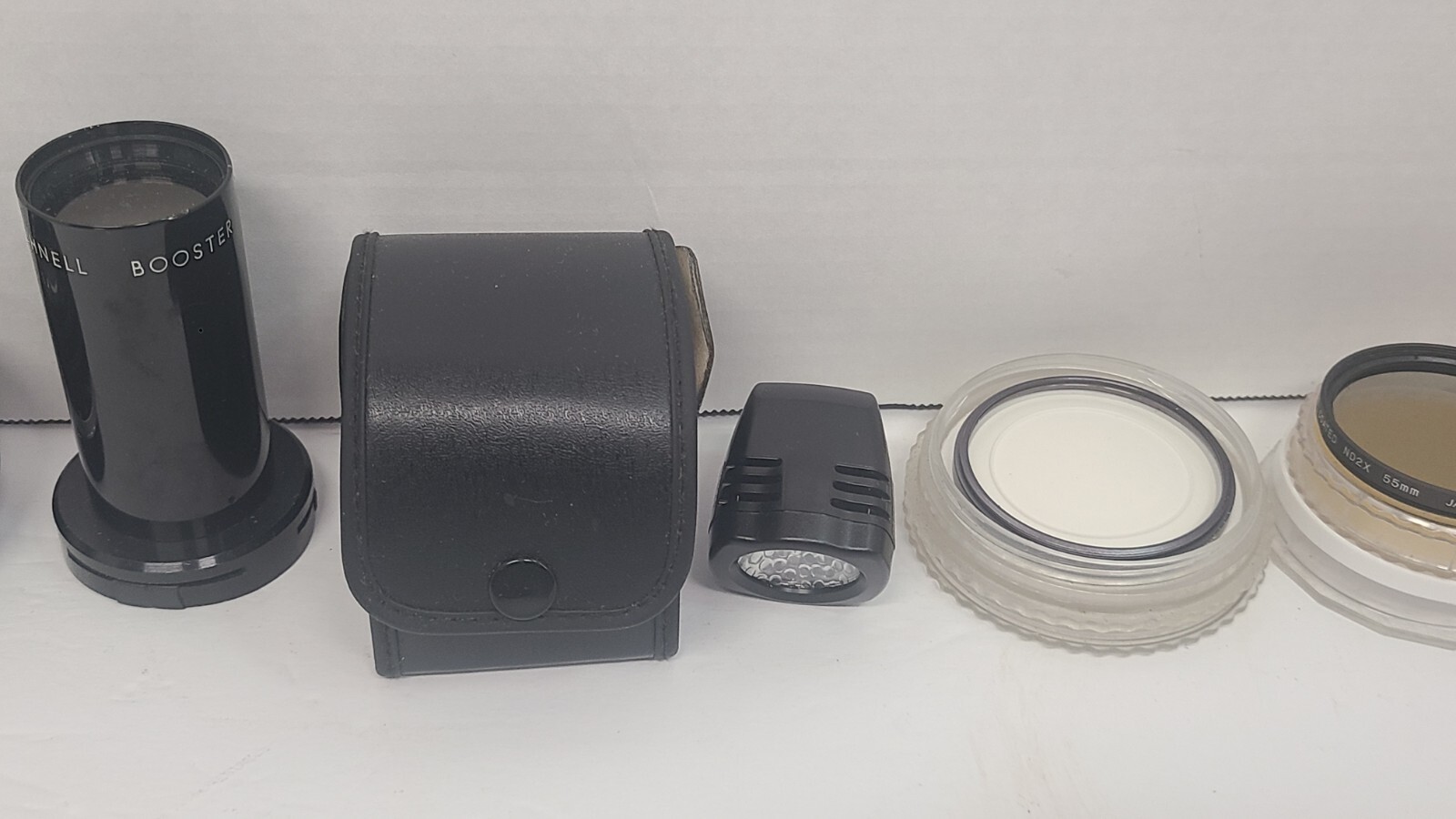 Lot Of 13 Vintage Camera Accessories Olympus Vivitar Kitstar Samigon Bushnell