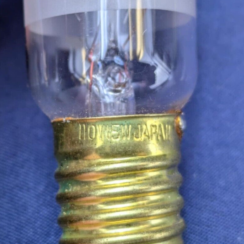 Vintage Sears Parts Frosted Light Bulb in Original Packaging – Made in Japan