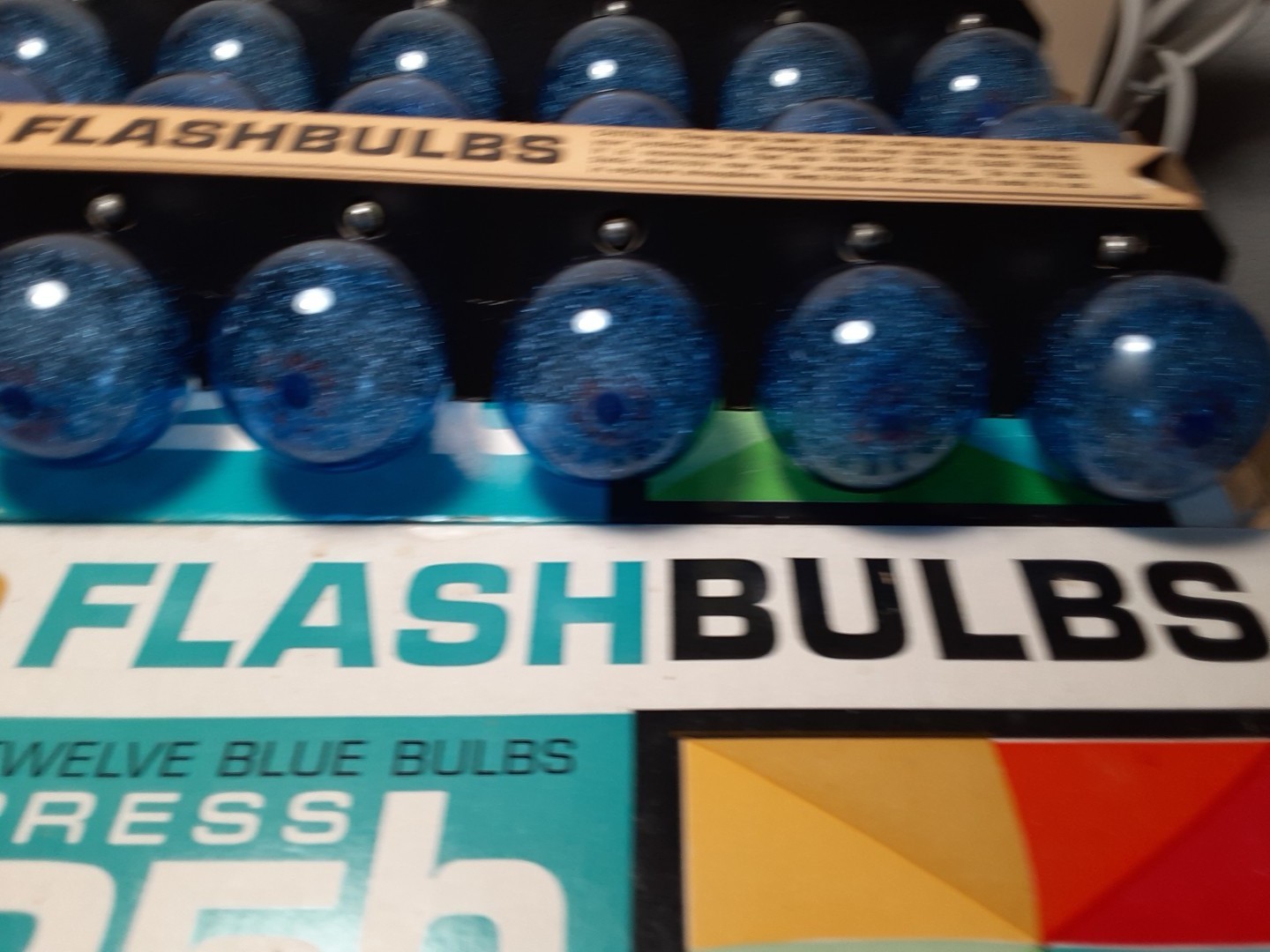 3 packs Vtg Montgomery Ward No. 67-3126 Press 25B blue flashbulbs 35 bulbs