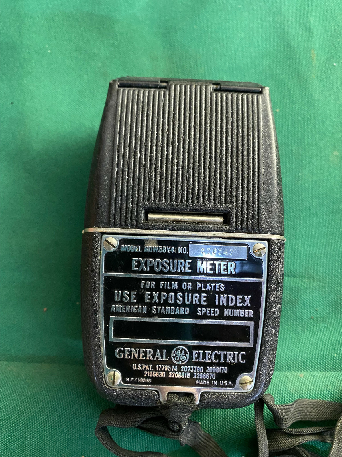 Vintage GE General Electric Exposure Meter DW-58! Preowned!