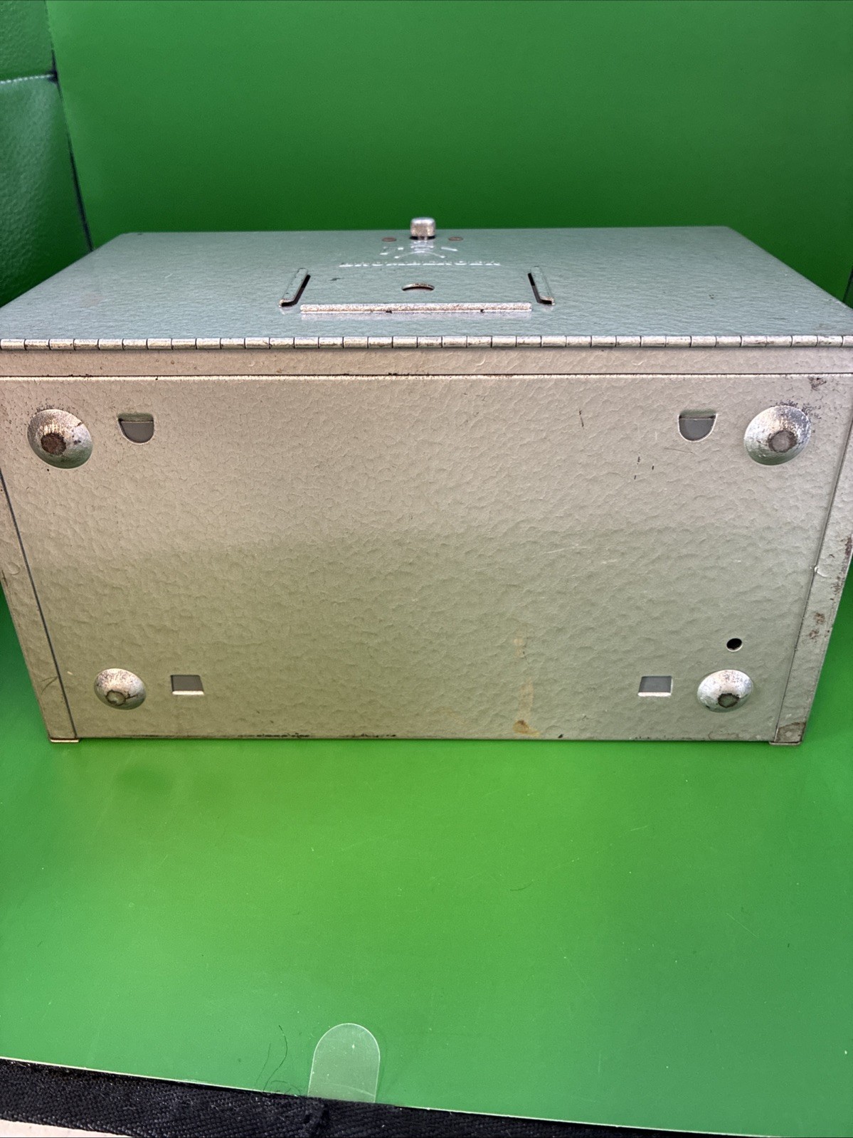 Brumberger Metal 8mm Film Chest Carrying Case W/ 12 Film slots