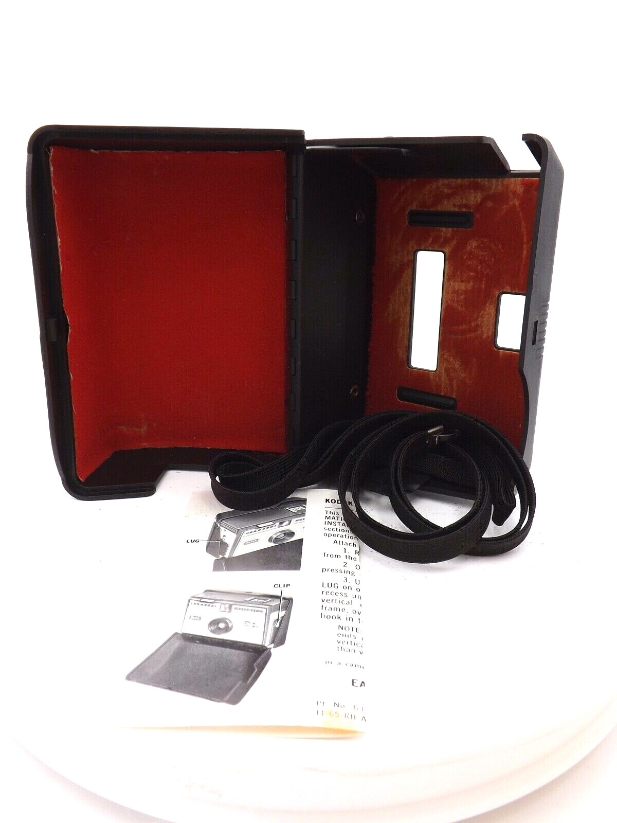 Kodak Instamatic Field Case Model D 100, 104, Hawkeye & Hawkeye F No. C61C