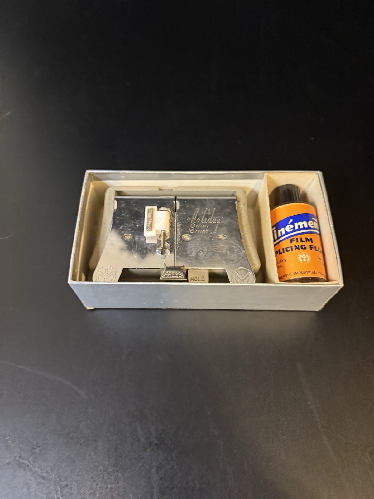 Mansfield Holiday Automatic 8 and 16mm Film Splicer for Editing 8mm 16mm Film