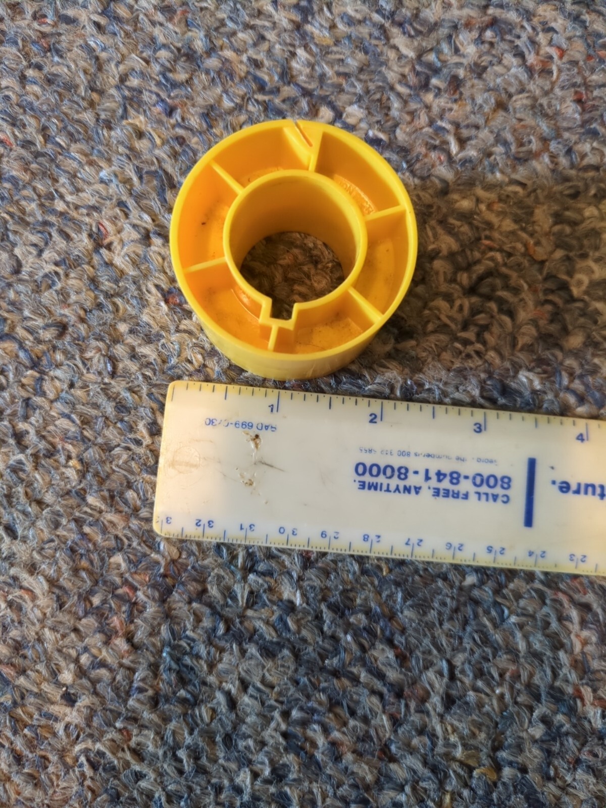 Yellow Kodak 1 1/2″ Inch Diameter Movie Film Core Take-Up Spool