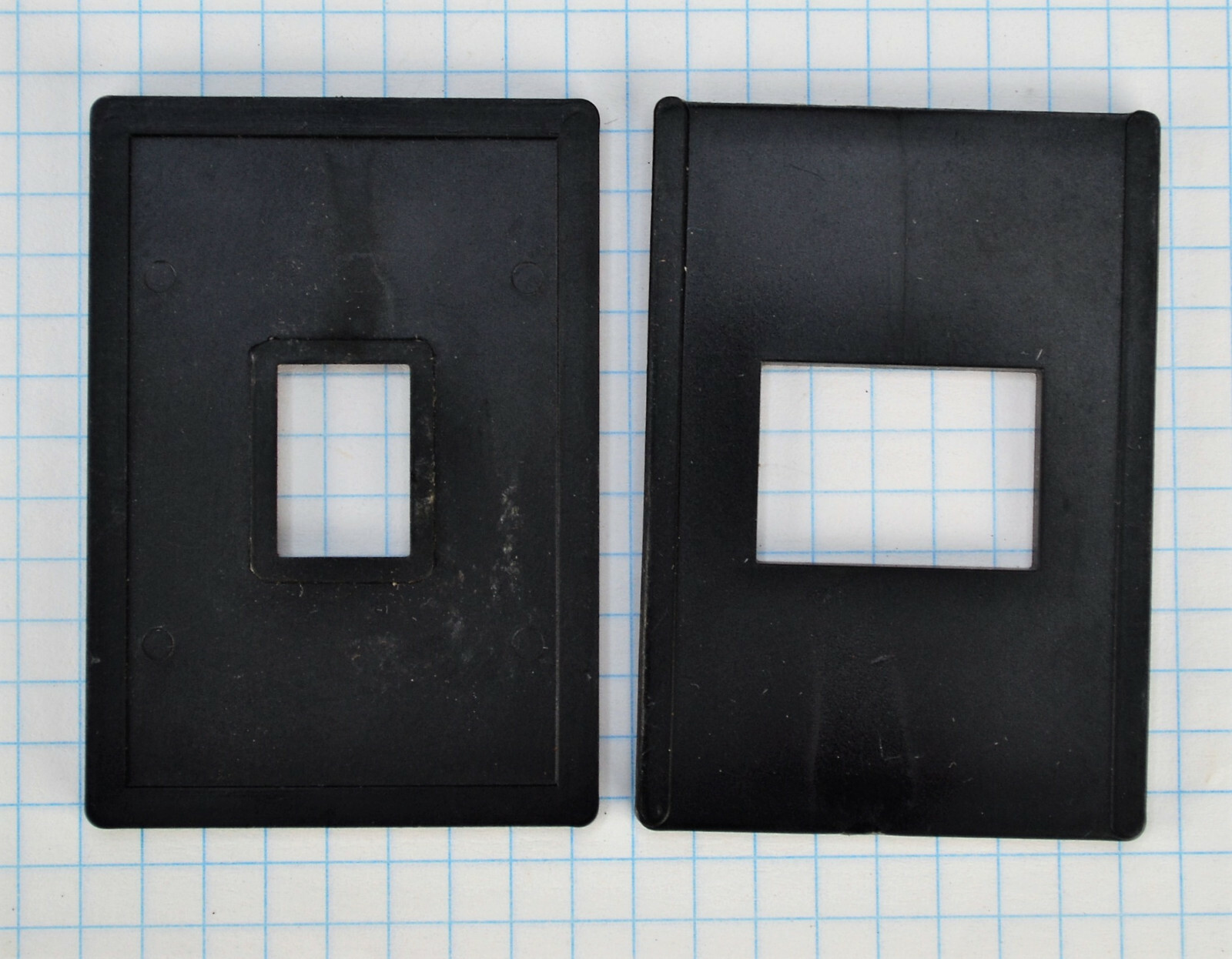 TWO PHOTOFRAMES FOR USSR 35mm SLR AND RANGEFINDER CAMERAS – SQUARE AND RECTANGLE