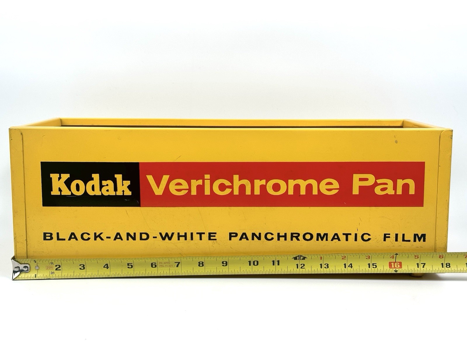 1960s Kodak Verichrome Pan Panchromatic Photo Lab Store Pickup Bin – 18″ Long
