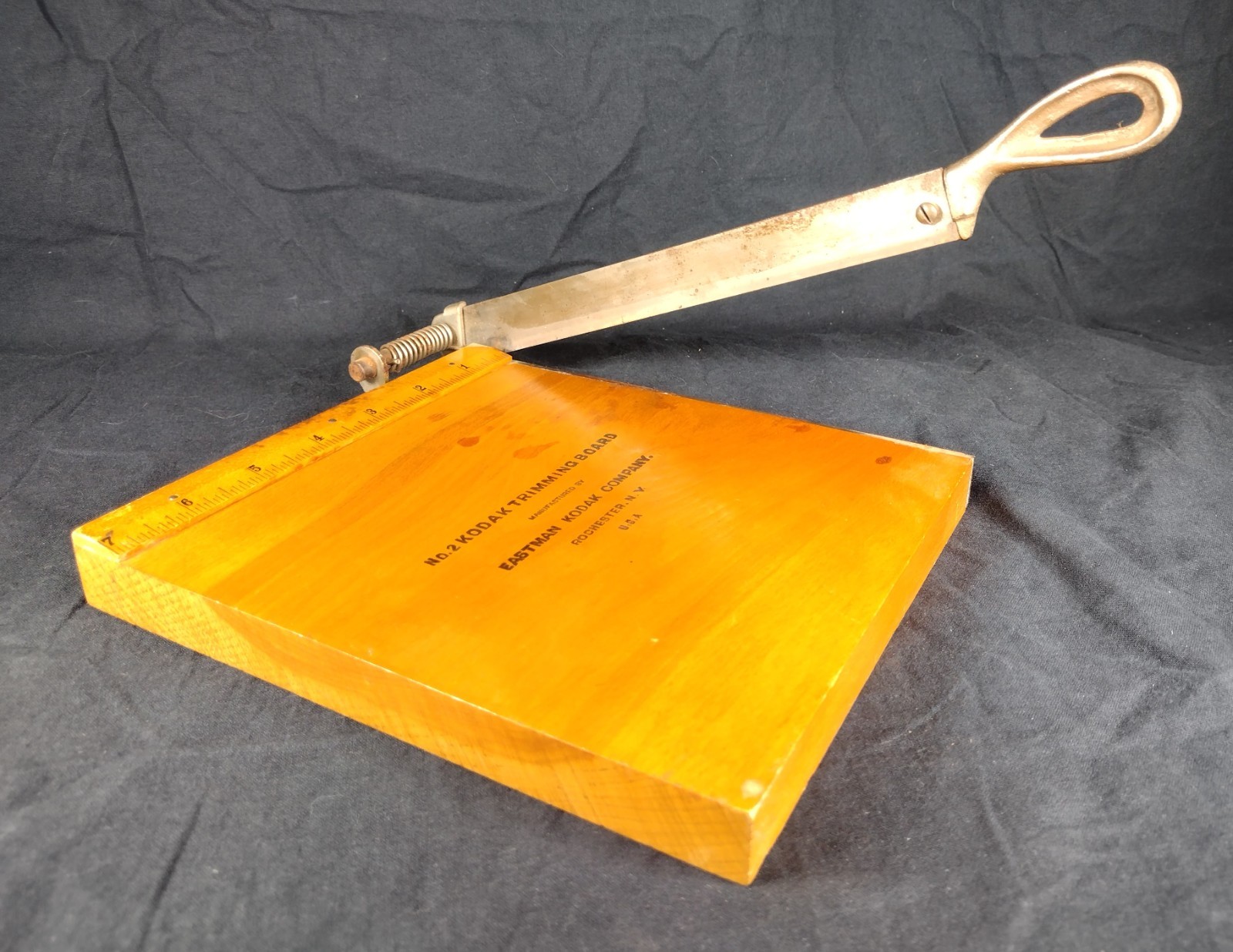 Vintage Eastman Kodak No. 2 Photo Paper Trimming Board Rochester N.Y.