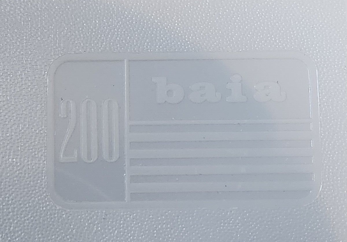 Vintage Baia 200ft Capacity 8mm film reel and Storage Case Movie