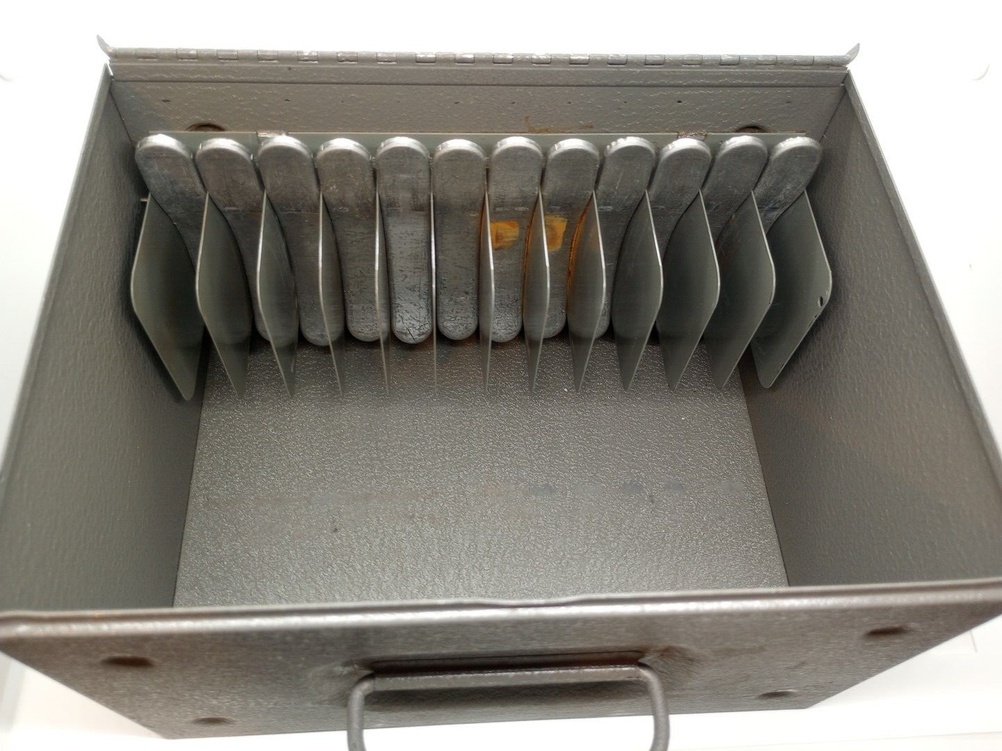 Brumberger Carrying Case 8mm Great Condition with 12 Reels In Canisters No film
