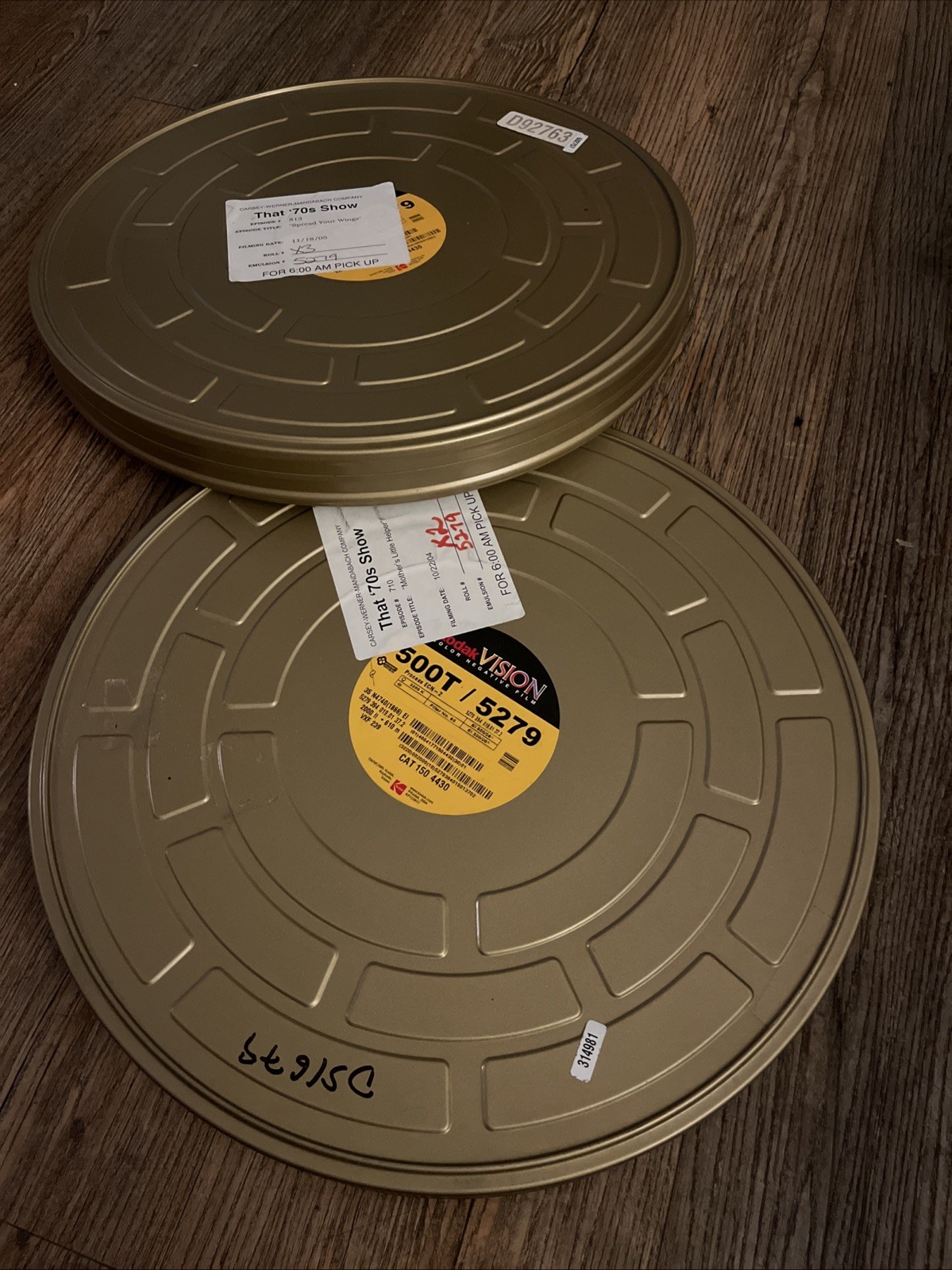 That 70s Show Prop Tin Can Canister 35mm Kodak Film Empty
