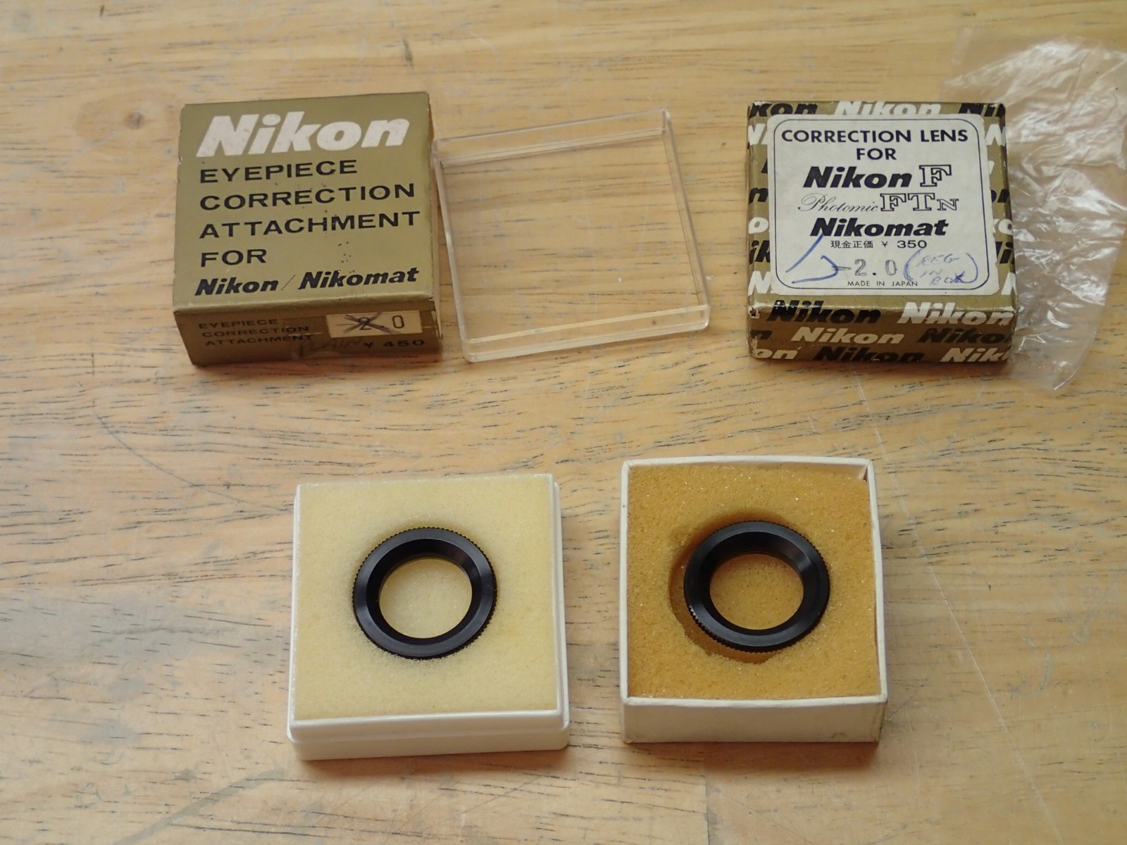 Nikon Mixed Lot of Vintage Accessories for F, F2 Nikkormat Finder Tubes Caps
