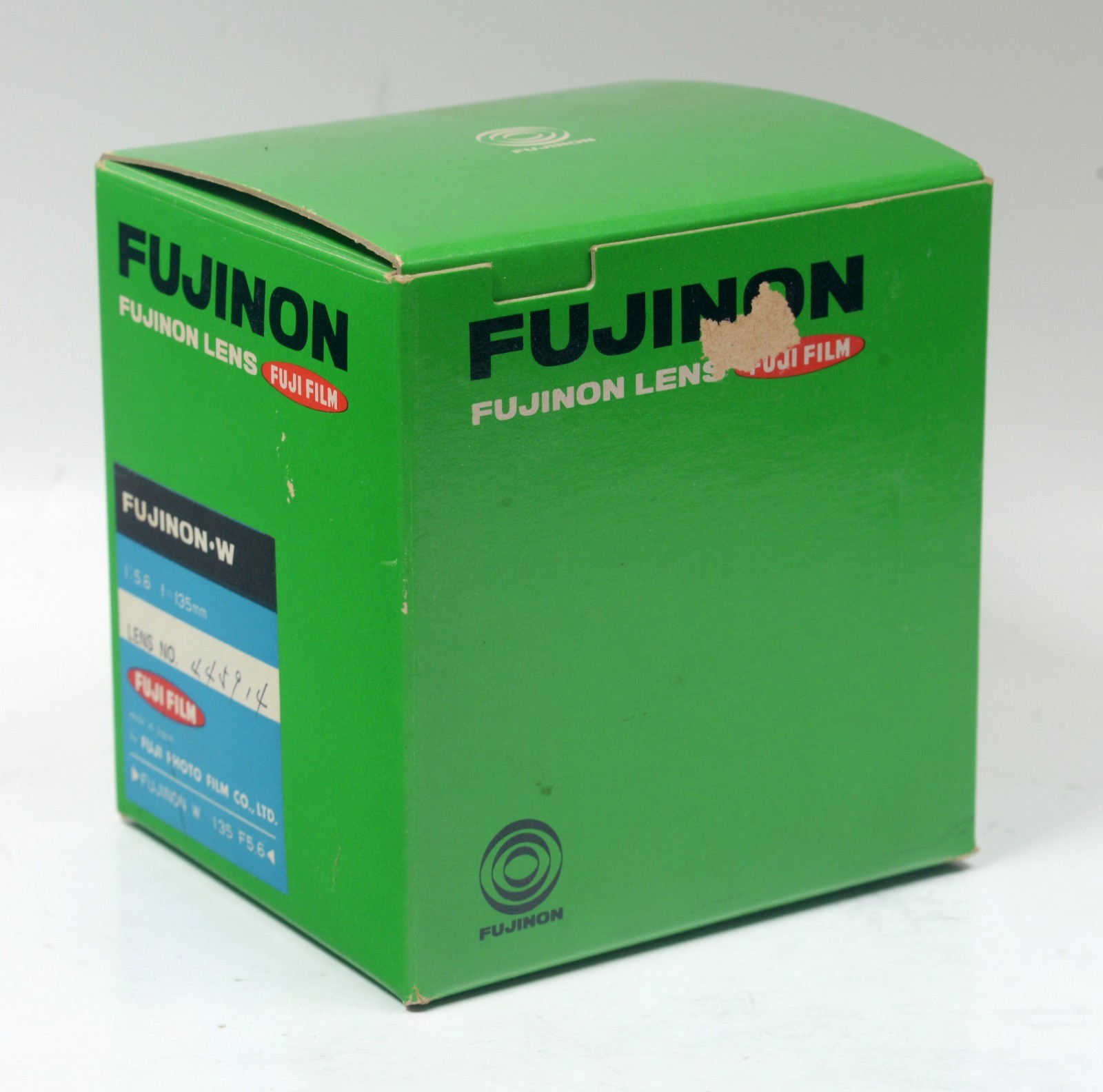 Fuji Film Original Fujinon-W 135mm f/5.6 Lens Box, Manual & Inserts – EMPTY