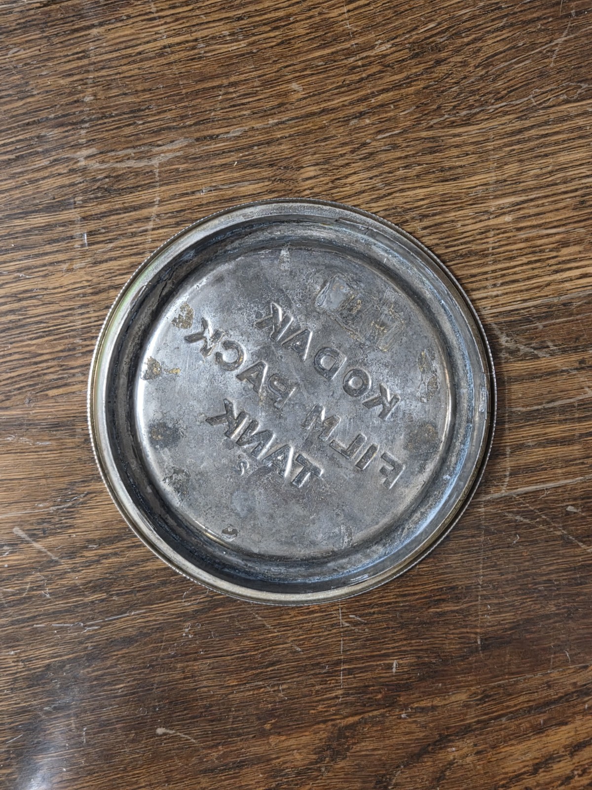 Vintage Kodak Film Pack Tank No.2 Darkroom Developing Canister Lid Cage Set