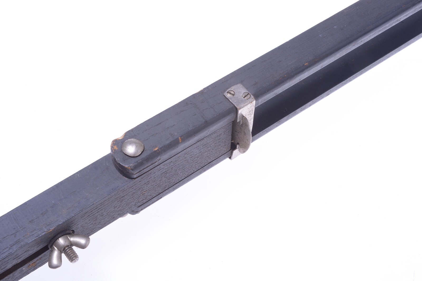 ✅ ANTIQUE WOOD TRIPOD 140CM 55.11″ (GRAY, MILITARY?) GLASS PLATE FIELD CAMERA