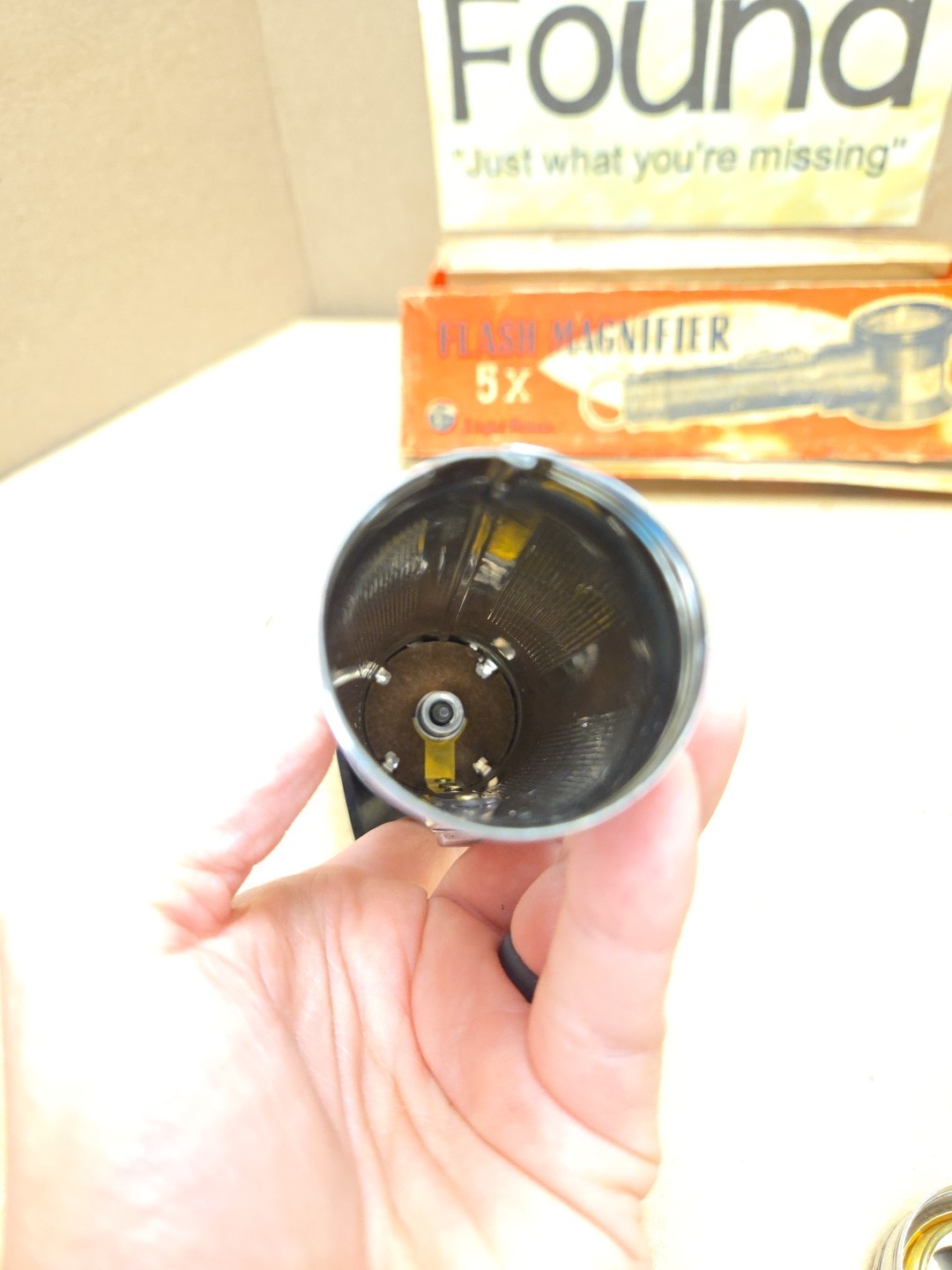 Vintage Light House 5X Flash Magnifier *SEE PICS