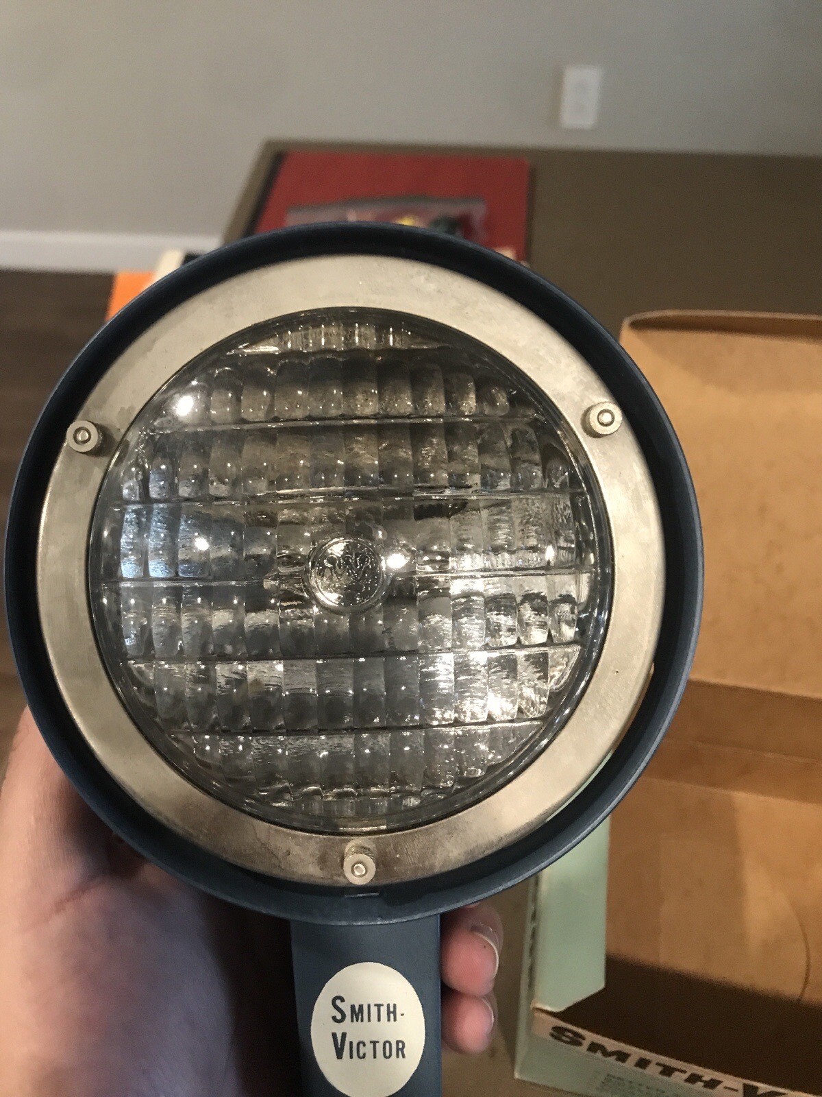 Smith-Victor Model L-5 Compact Movie Light Vintage 1962 Tested Works