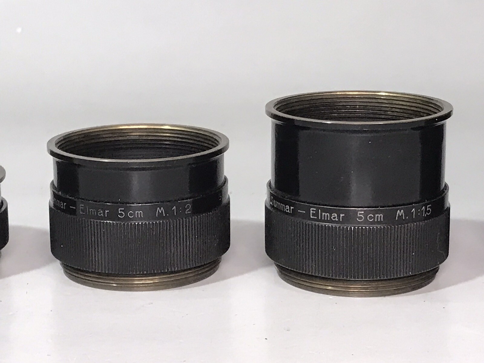 Leitz Leica BEHOO Close-up Device in original wood box, for Summar / Elmar Lens