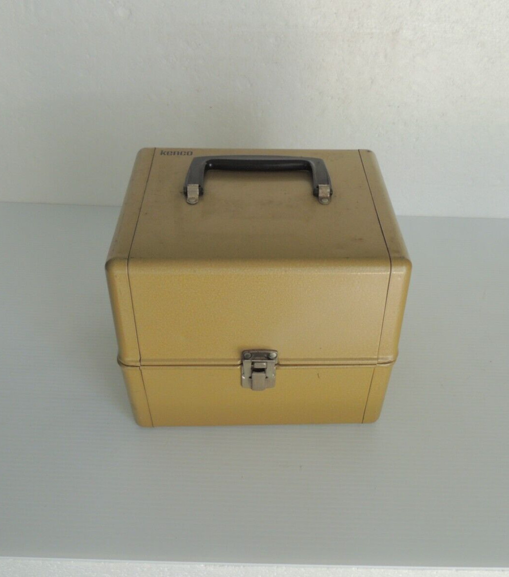 Kenco Film Tape Reel Chest Metal Box Holds 10 Cannisters 7 X 9 X 8 INCH