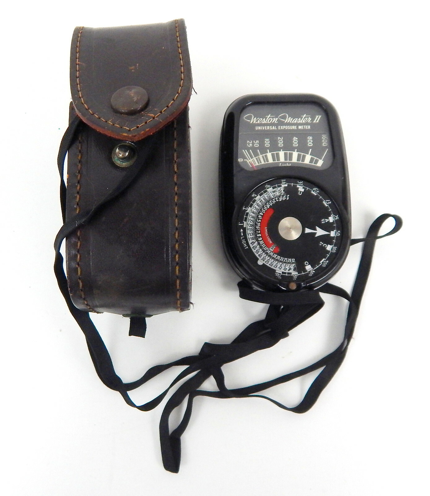 1R WESTON MASTER II Universal Exposure Light Meter w/ Case Model 735 Works