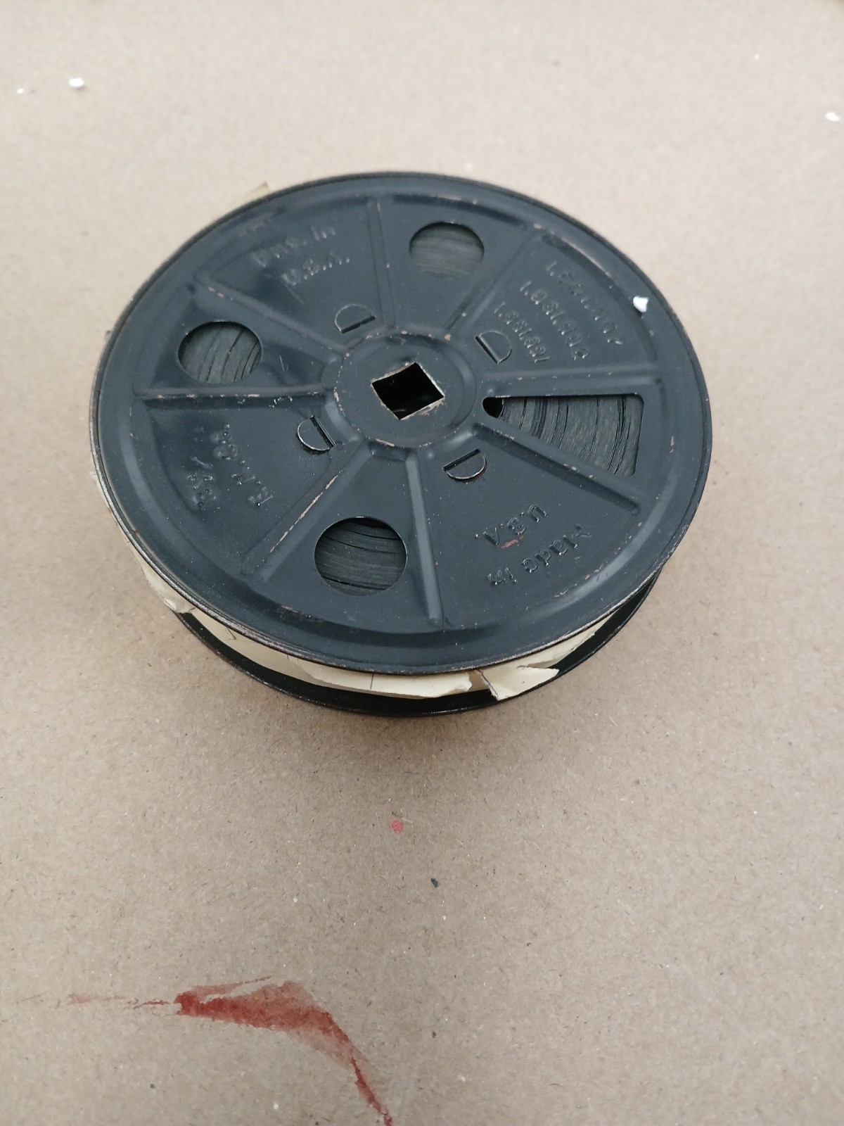 Lot of 5 Vintage 16mm Metal Film Reels with Film Early Home Movies Estate Find