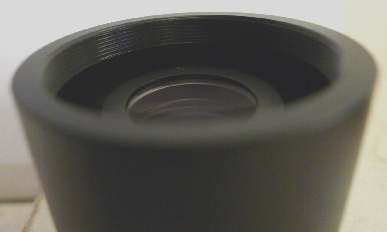 Opteka HD 2X Teleconverter Tube Screw On + Both End Caps