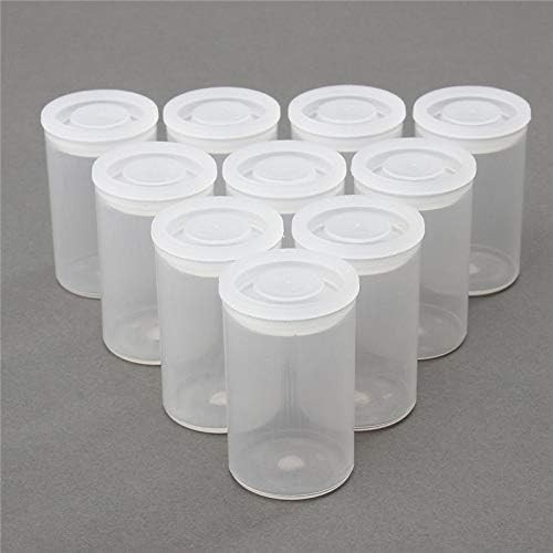 Reusable Transparent Plastic Film Canisters – Perfect for Arts & Crafts Storage