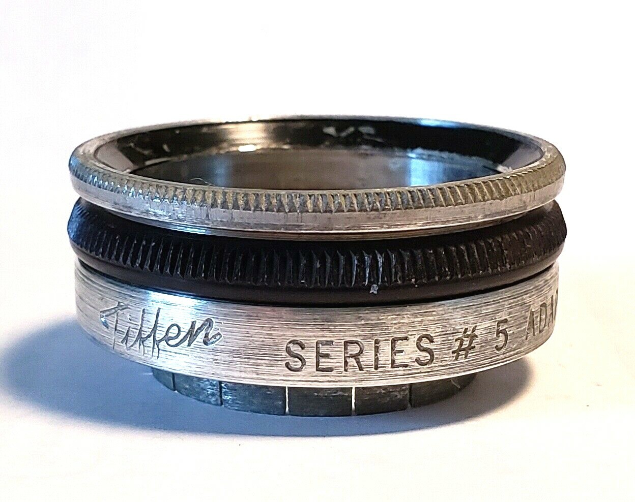 Vintage Tiffen 24 mm Ring Adapter, Retaining Ring & Gasket, 3 Pc Set, Series 5