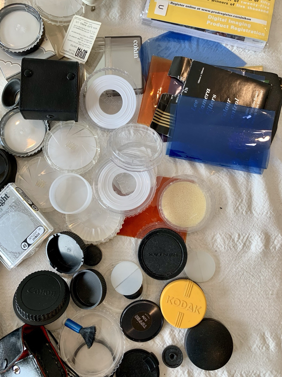 Lot of Vtg Photo Accessories Nikon Pentax Canon