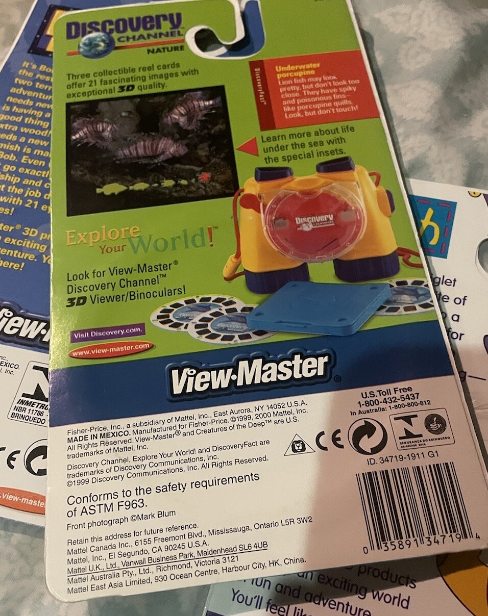 Various Vintage Collectible Reel Sets For View-Master 2002( 3 Reels Per Each Set