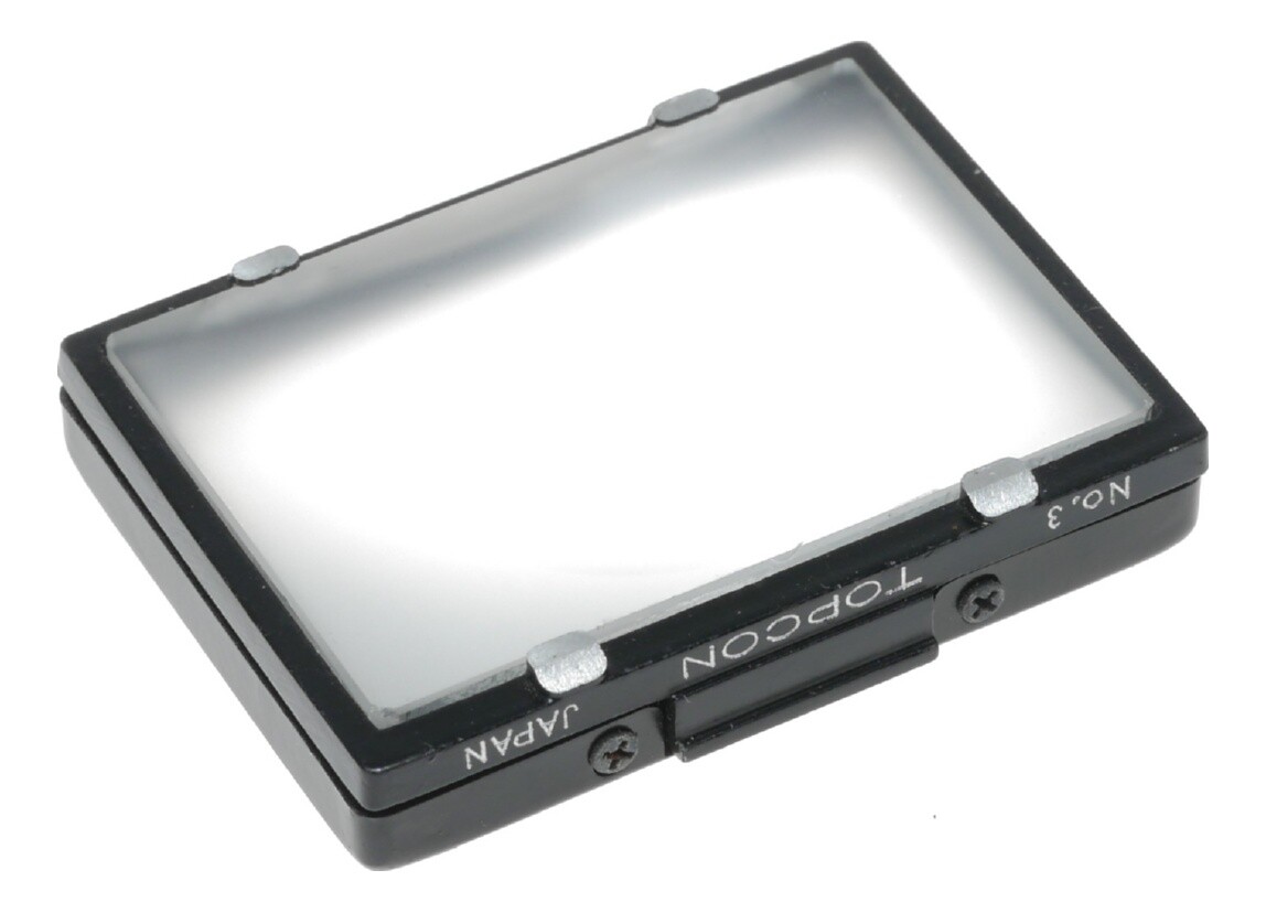 No.3 Topcon Focussing screen SLR camera ground glass Fresnel accessory