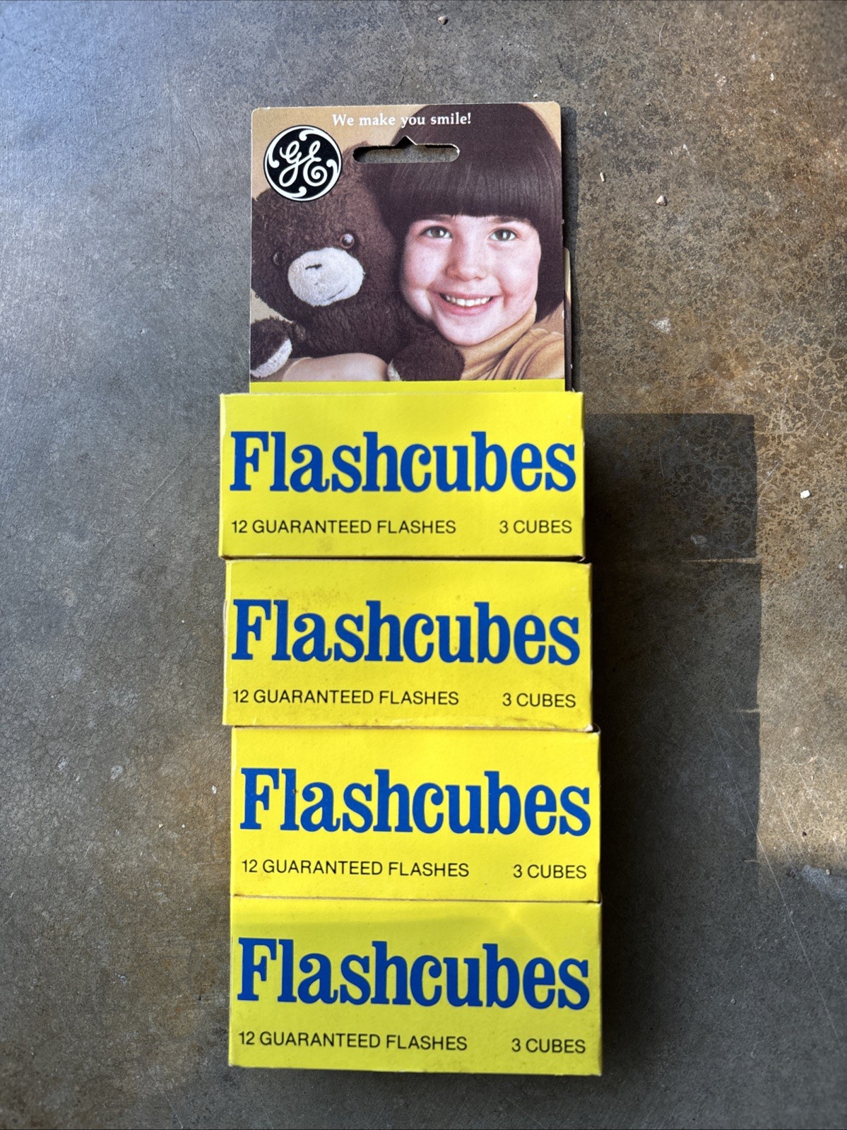 GE Flashcubes 3 Pack NOS Original Box General Electric Camera Flash – 4 Packs