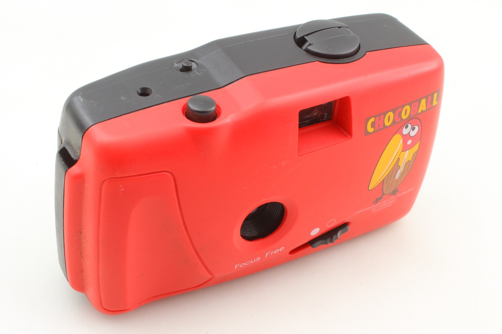 [Exc+5] Japanese Red Chocoball 35mm Film Toy Camera Novelty Gift From JAPAN
