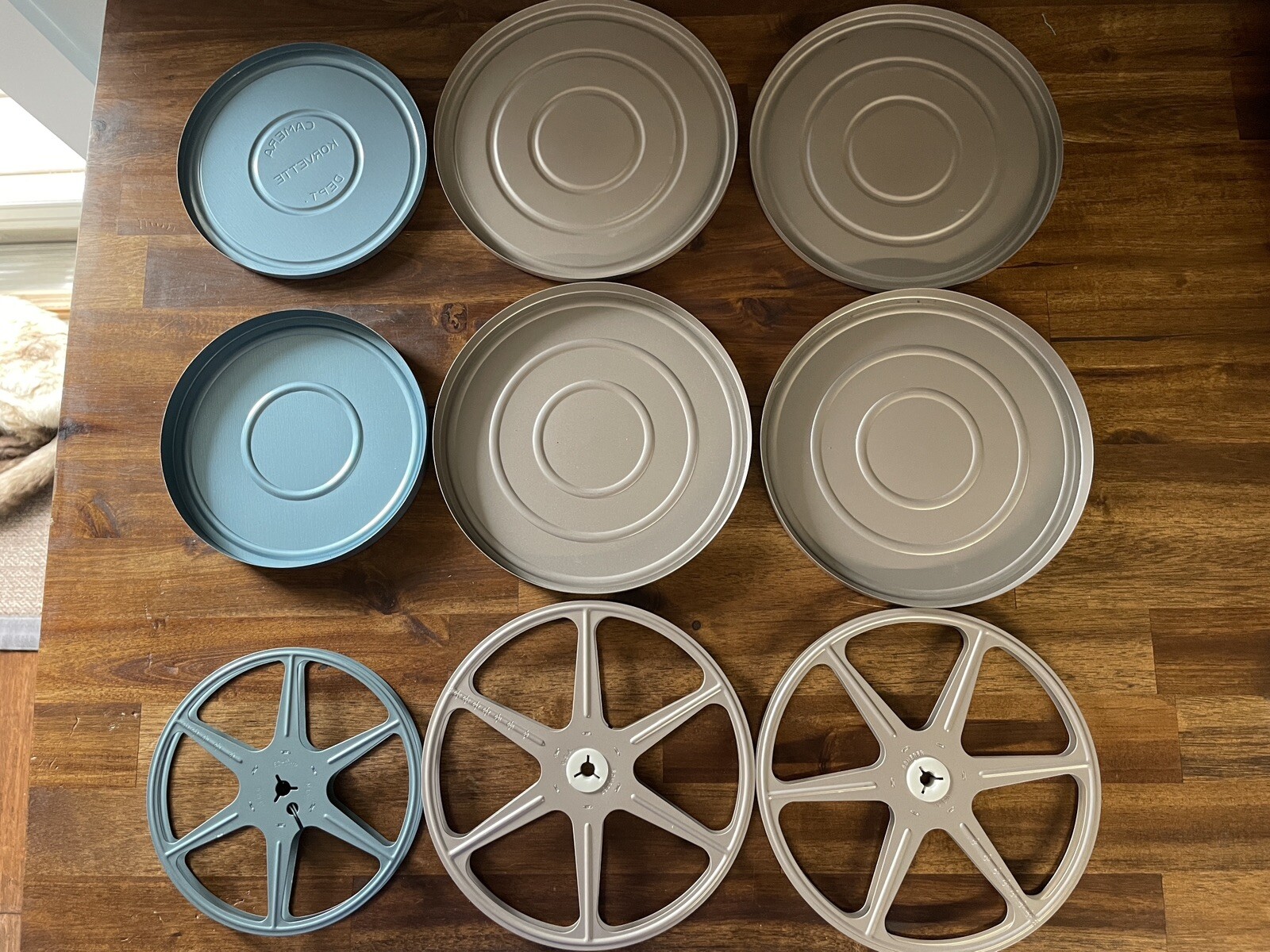 Vintage Movie Reel and Case – Set of Three (3)