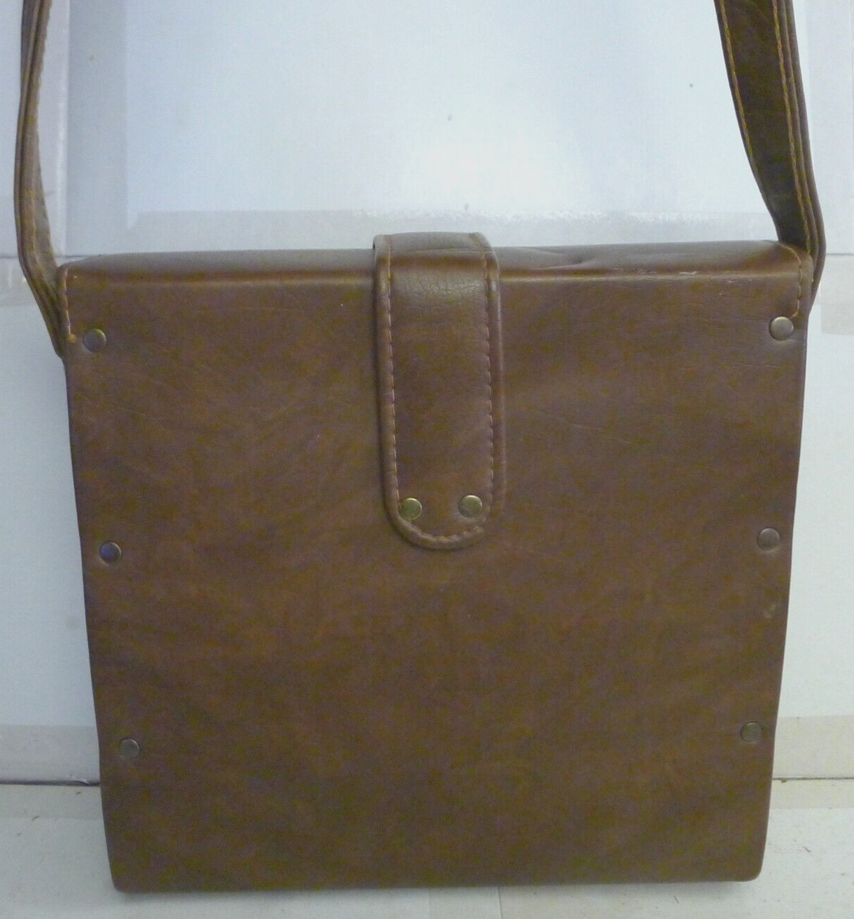 Camera Compartment Tan Case for Polaroid Folding SX-70 Camera & Accessories P76