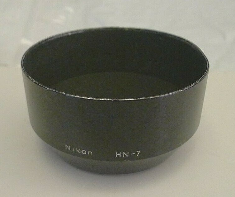 Nikon HN-7 Metal Lens Hood – Original Screw In Type – Japan
